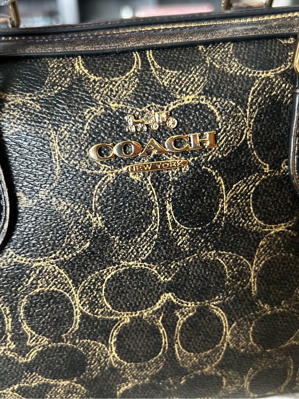 Coach Rowan crossbody bag in loved signature canvas with charms - Picture 3 of 5